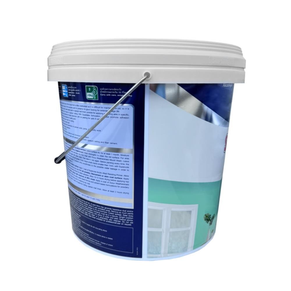 สีน้ำทาฝ้า ชนิดด้าน DULUX SUPERCOAT สีขาว 15 ลิตร