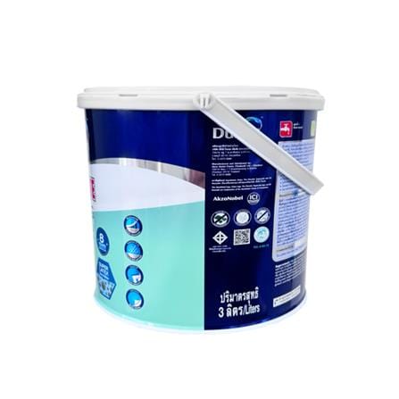 สีน้ำทาฝ้า ชนิดด้าน DULUX SUPERCOAT สีขาวควัน 3 ลิตร_1
