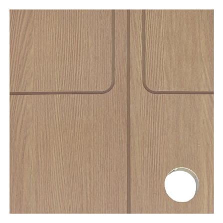 ประตูภายใน WPC เจาะลูกบิด MODERNWOOD MWPC01 90x200 ซม. สี HAZELNUT_2
