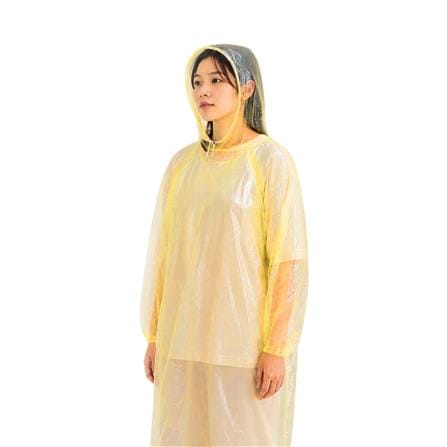เสื้อกันฝนผู้ใหญ่แบบบาง DEXZON สีเหลือง_1