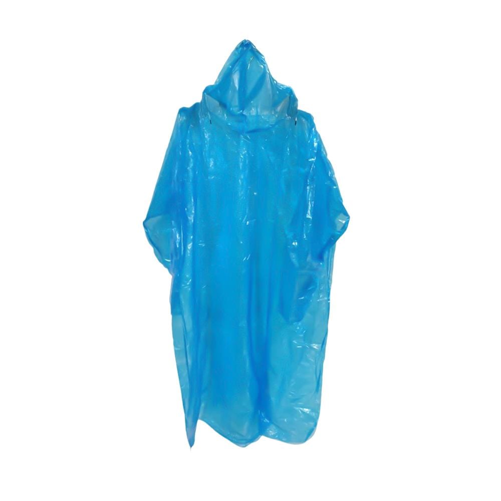 เสื้อกันฝนผู้ใหญ่แบบบาง DEXZON สีฟ้า