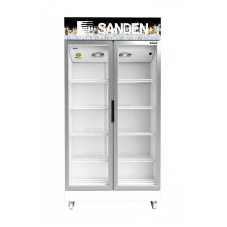 ตู้เครื่องดื่ม 2 ประตู SANDEN SPN1000 23 คิว สีขาว_0