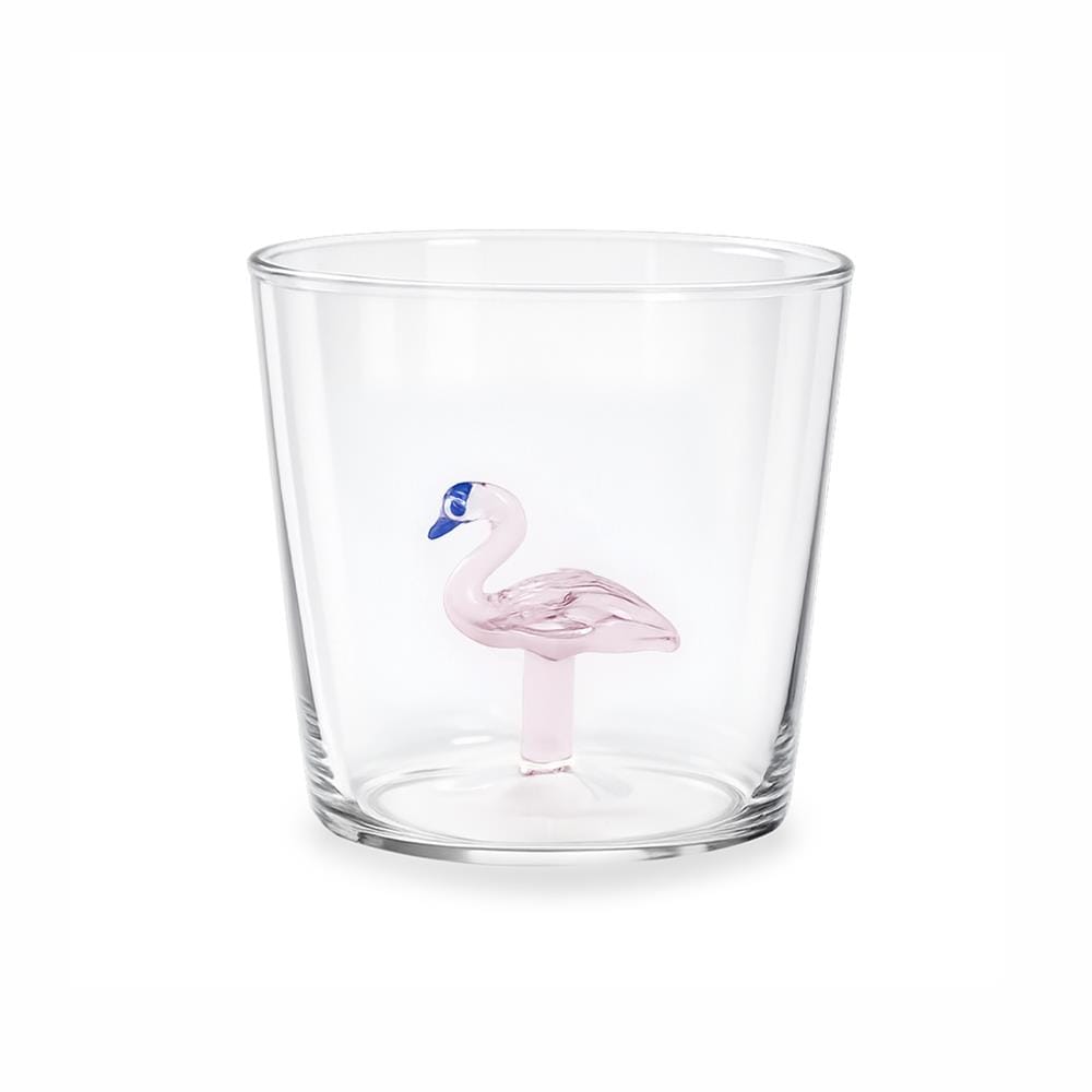 แก้วน้ำ HOMEPRO MINI ZOO ฟลามิงโก้ 400 มล.