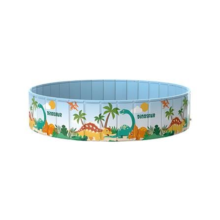 สระน้ำพับได้ไม่ต้องเป่าลม SUMMER JOY JJYC002 ขนาด 120x120x45 ซม. สีฟ้า_0