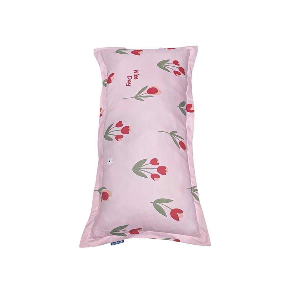 หมอนหนุน ใยสังเคราะห์ SNAZZ TULIP 36x72 ซม. สี PINK