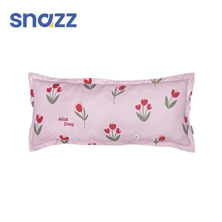 หมอนหนุน ใยสังเคราะห์ SNAZZ TULIP 36x72 ซม. สี PINK_0