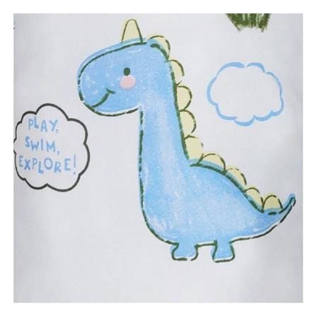 หมอนหนุน ใยสังเคราะห์ SNAZZ DINO 36x72 ซม. สี GREEN_3