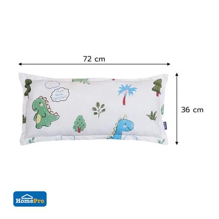 หมอนหนุน ใยสังเคราะห์ SNAZZ DINO 36x72 ซม. สี GREEN_5