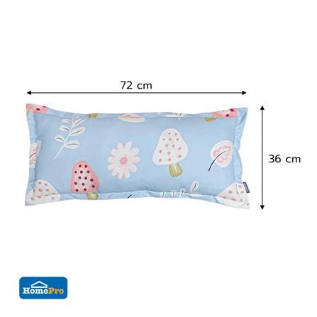 หมอนหนุน ใยสังเคราะห์ SNAZZ STRAWBERRY 36x72 ซม. สี BLUE_5