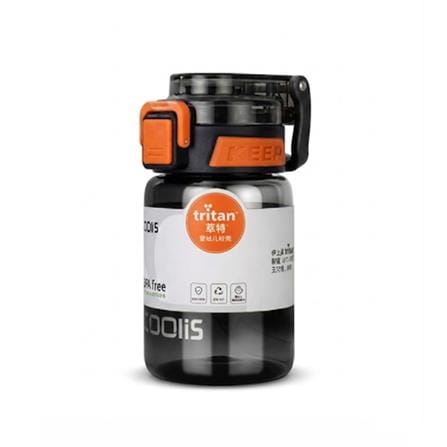กระบอกน้ำพลาสติก HOMEPRO TRITAN CLEARGO 0.42 ลิตร สีดำ_0