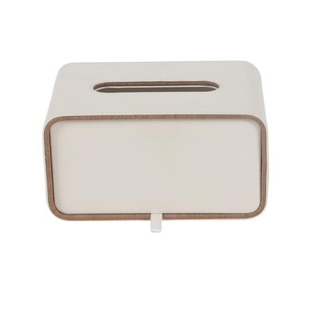 กล่องทิชชู่ PU HOMEPRO COZY SQUARE สีขาว_2