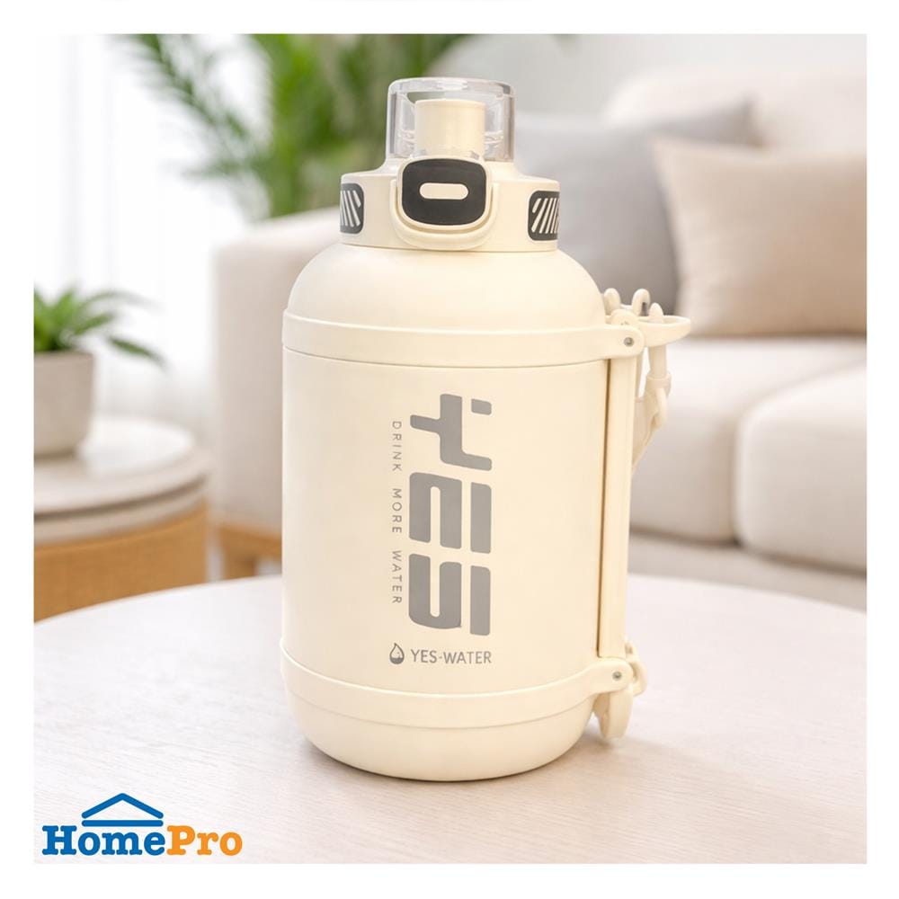 กระติกสุญญากาศ 1.45 ลิตร HOMEPRO MEGA สีขาวงาช้าง