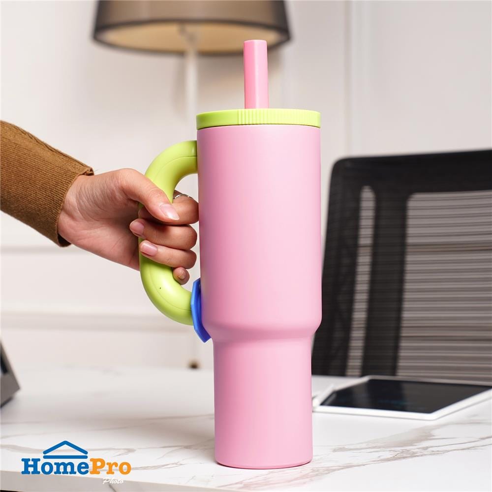 กระติกสุญญากาศ HOMEPRO JUMBOJOY 1.2 ลิตร สีชมพู