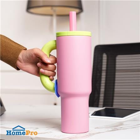 กระติกสุญญากาศ HOMEPRO JUMBOJOY 1.2 ลิตร สีชมพู_4