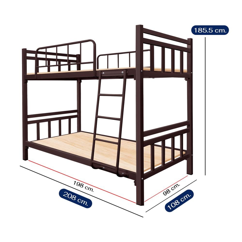 เตียง 2 ชั้น THAIBULL SSTSIL2F-0141 สีน้ำตาล