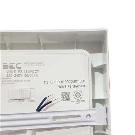 ดาวน์ไลท์ LED BEC WINE-PS 7 นิ้ว 18 วัตต์ DAYLIGHT/COOL WHITE/WARM WHITE สีขาว_5