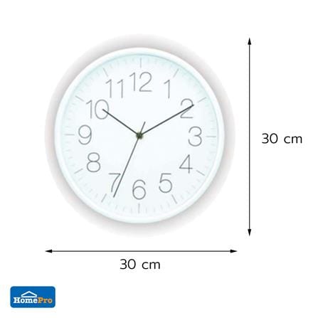 นาฬิกาแขวน SNAZZ EG6911D-YP221 12 นิ้ว สีขาว_1