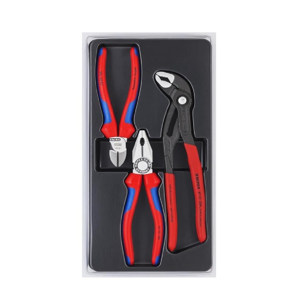 ชุดคีมมาตรฐาน KNIPEX 00 20 09 V01 (ชุด 3 ชิ้น)