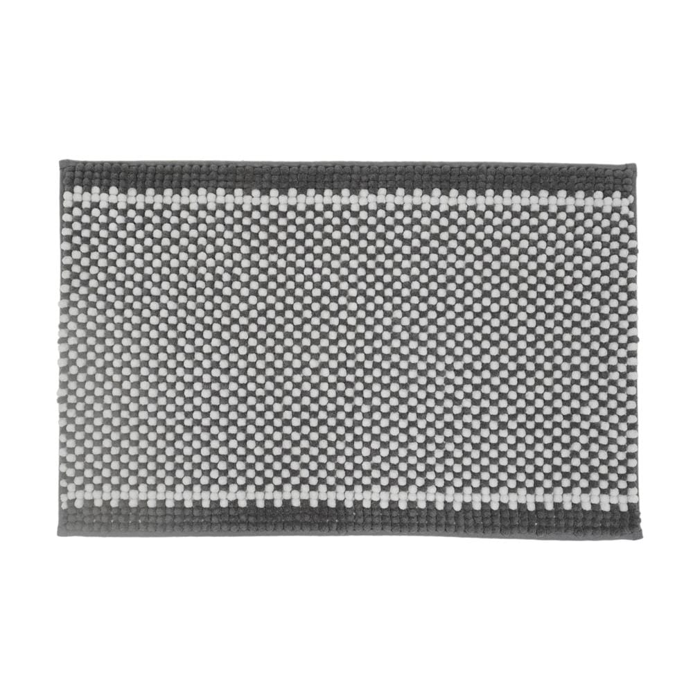 พรม HOME LIVING STYLE CROSSY 45x70 ซม. สีเทา_0