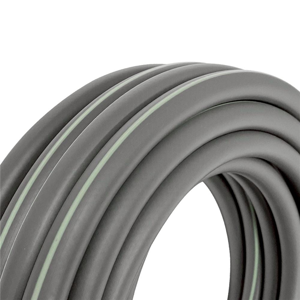 สายยางใยแก้ว PVC SPRING 5/8 นิ้ว x 20 ม. สีเทาคาดเขียว