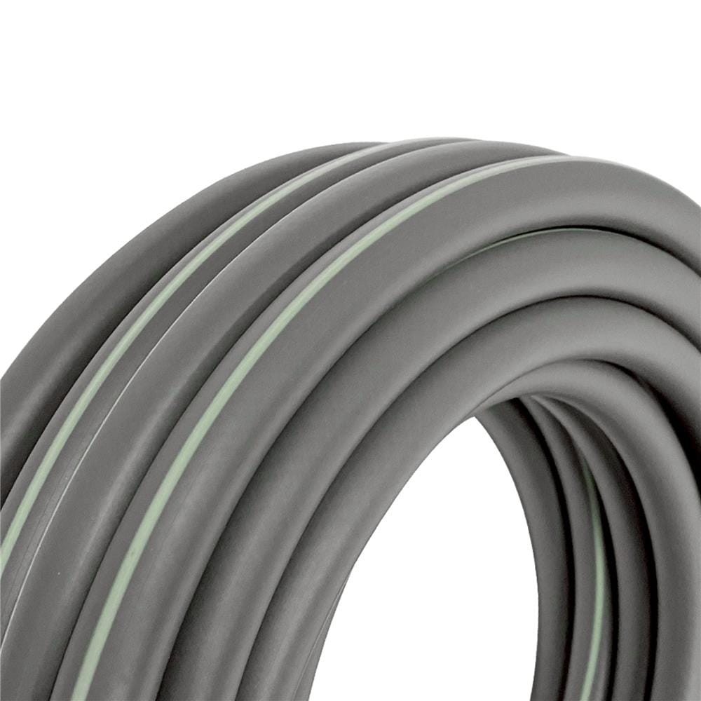 สายยางใยแก้ว PVC SPRING 5/8 นิ้ว x 10 ม. สีเทาคาดเขียว