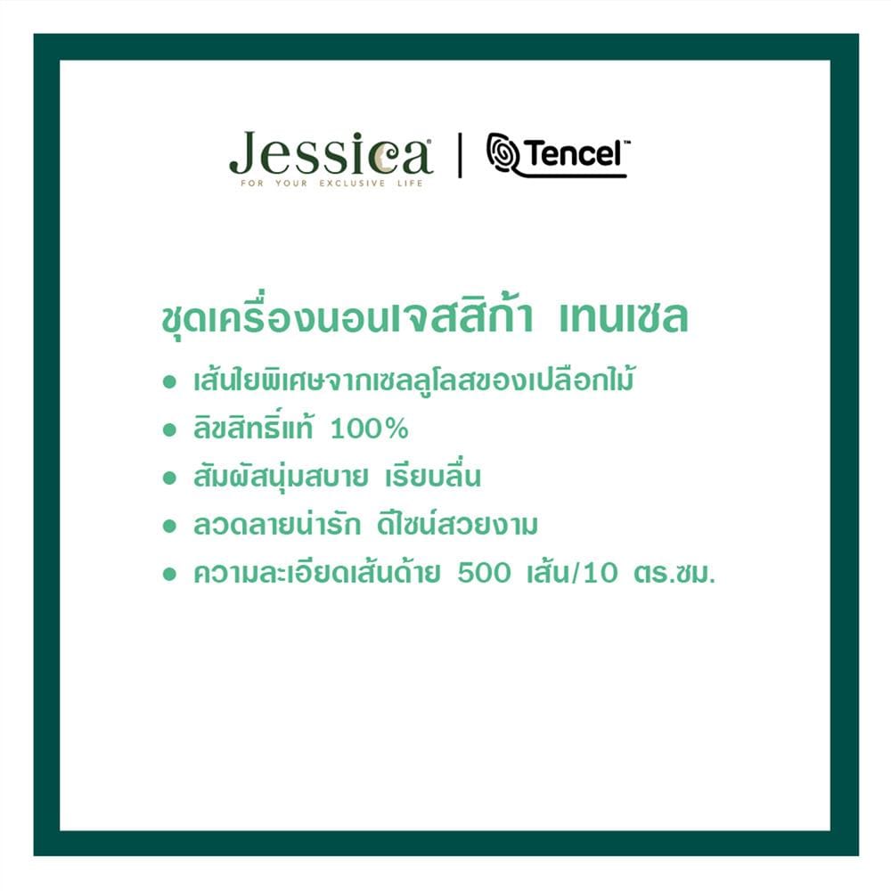 ชุดผ้าปูที่นอน 6 ฟุต (ชุด 5 ชิ้น) JESSICA BAMBI 20164-T028