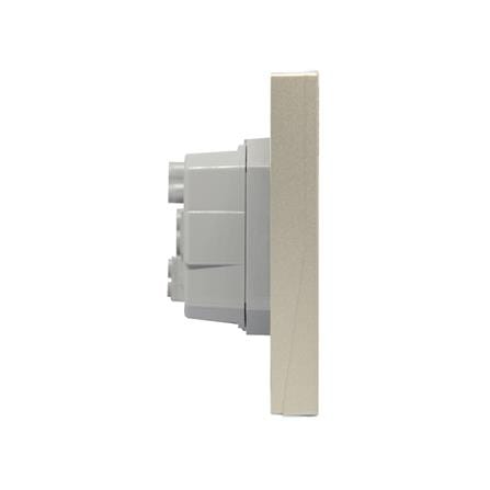 ชุดเต้ารับคู่ 3 ขา BTICINO NEXY SQT4185A สีบรอนซ์ทอง_1