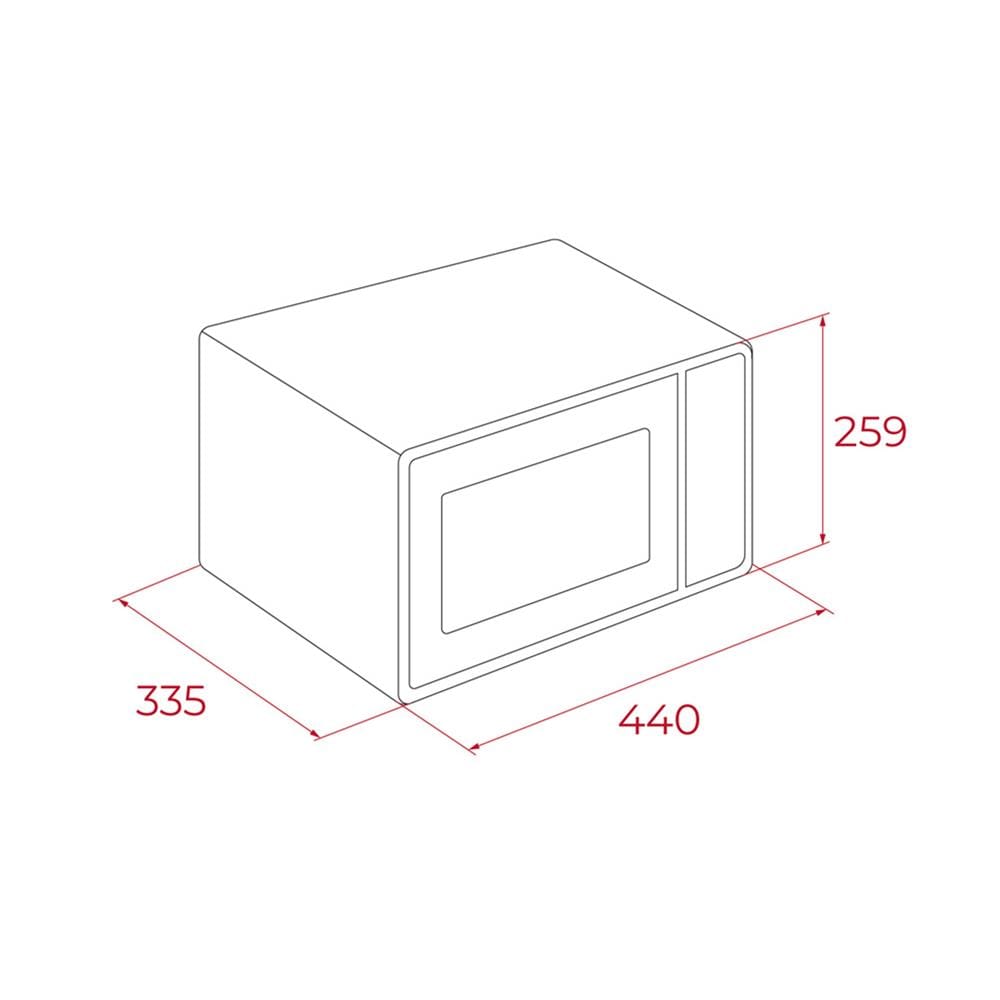 ไมโครเวฟ TEKA MW FS20G BK 20 ลิตร