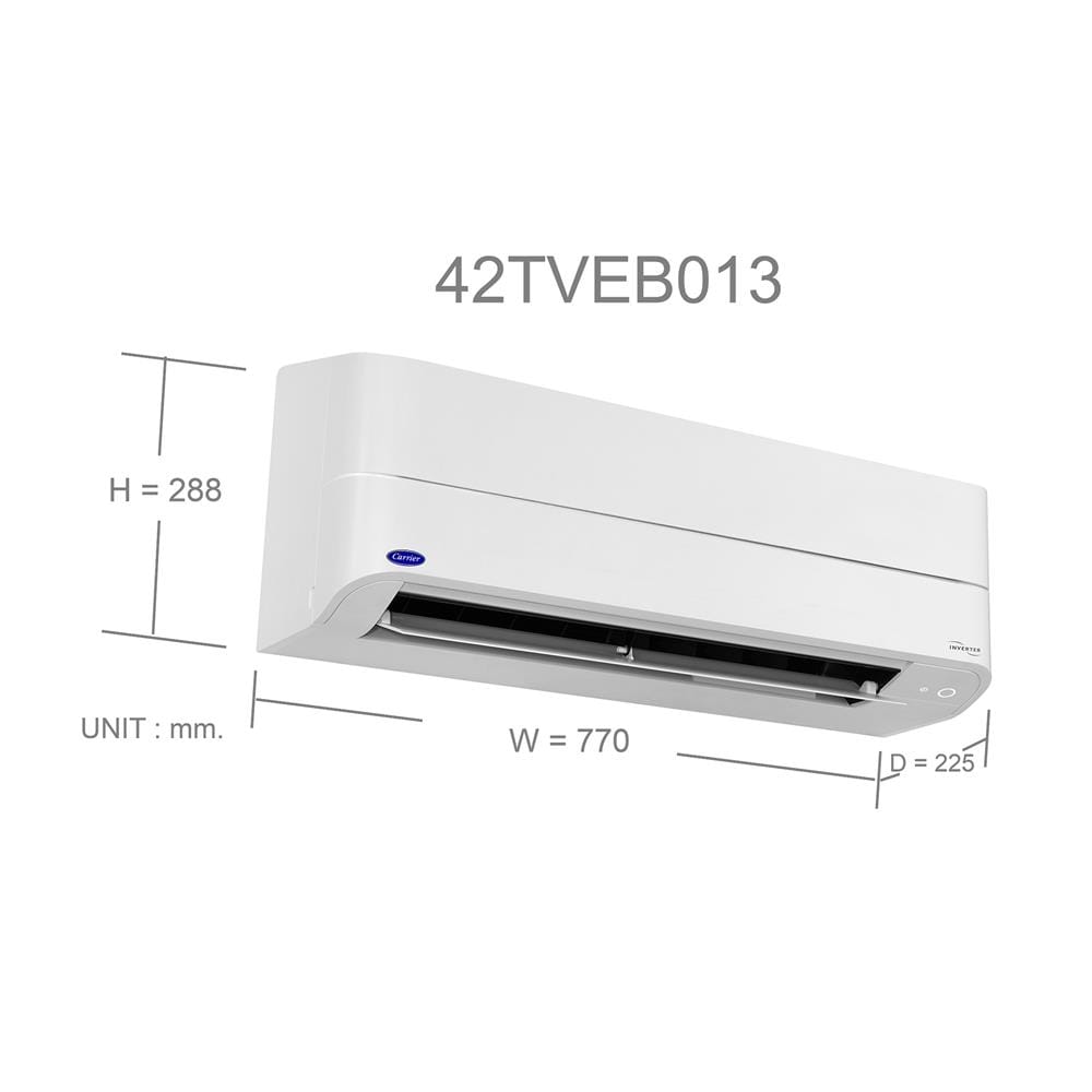 แอร์ผนัง CARRIER 42TVEB013/38TVEB013 12000 บีทียู อินเวอร์เตอร์
