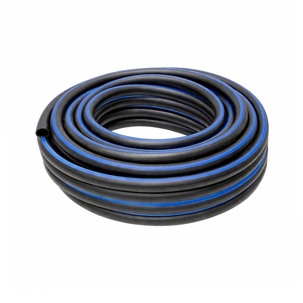สายยางใยแก้ว PVC SPRING 5/8 นิ้ว x 30 ม. สีดำ/น้ำเงิน