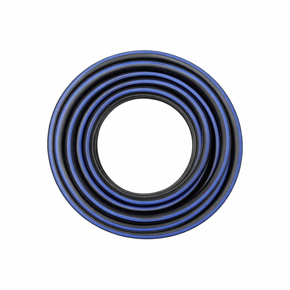 สายยางใยแก้ว PVC SPRING 5/8 นิ้ว x 30 ม. สีดำ/น้ำเงิน