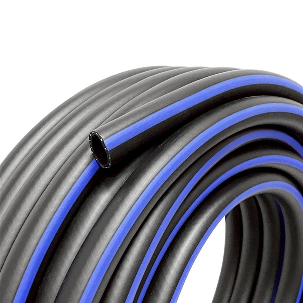 สายยางใยแก้ว PVC SPRING 5/8 นิ้ว x 30 ม. สีดำ/น้ำเงิน