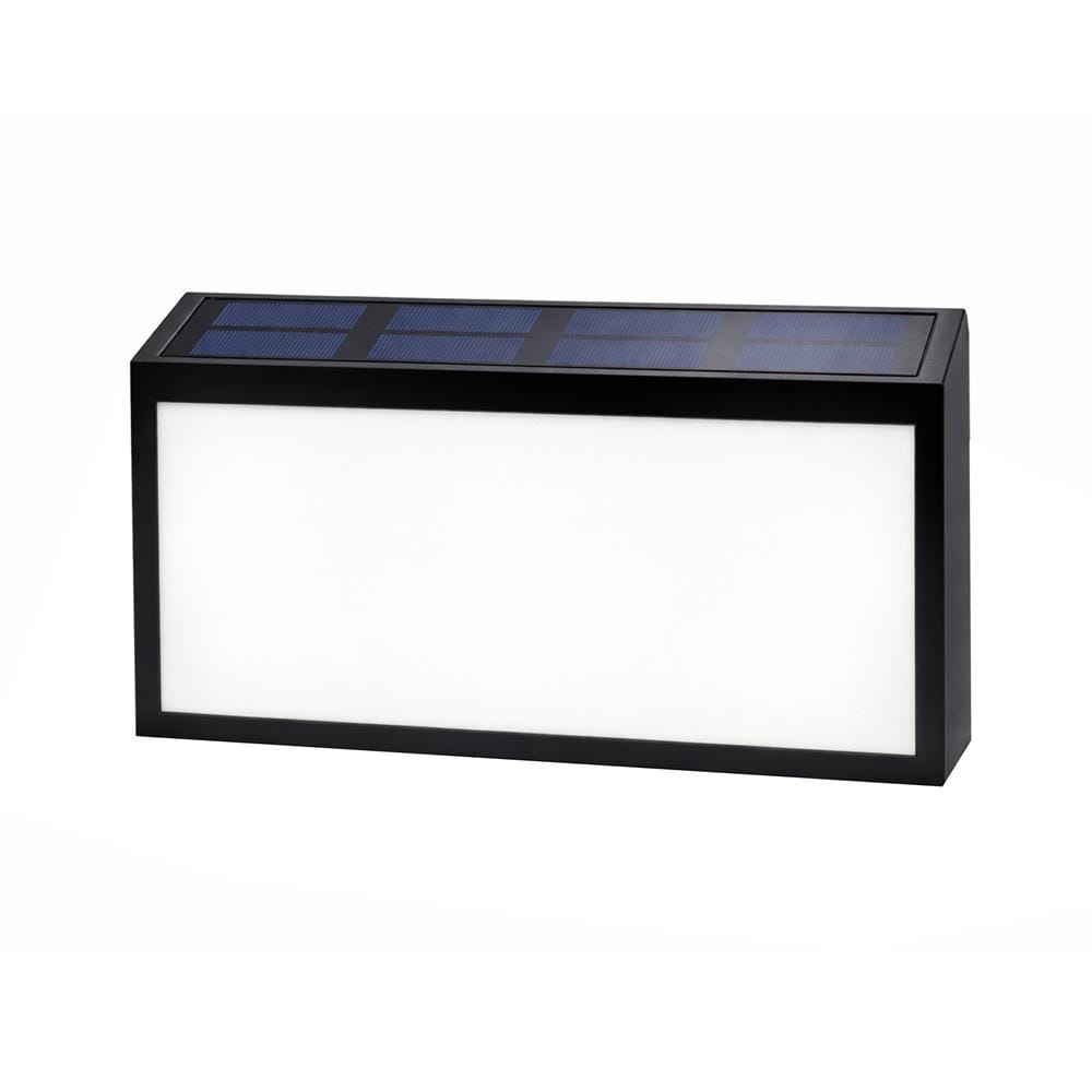 ไฟผนังภายนอก SOLAR CARINI ID-LIGHT2 1 วัตต์ DAYLIGHT/COOL WHITE/WARM WHITE สีดำ