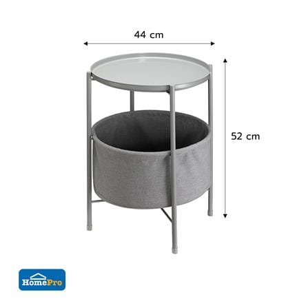 โต๊ะข้างกลม FURDINI NEST 44 ซม. สีเทา_2