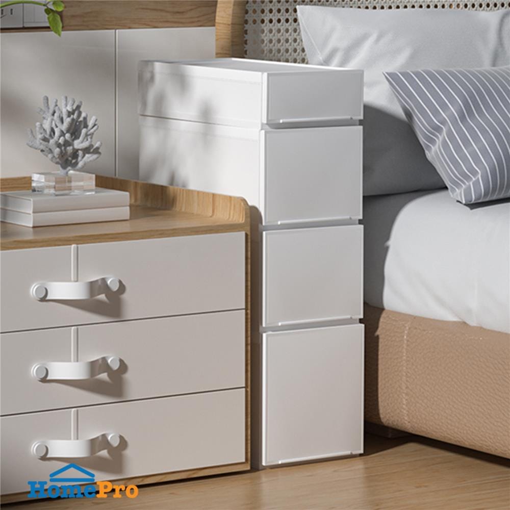 กล่องลิ้นชัก STACKO NETA ไซซ์  L 18.8x35.5x25 ซม. สีขาว