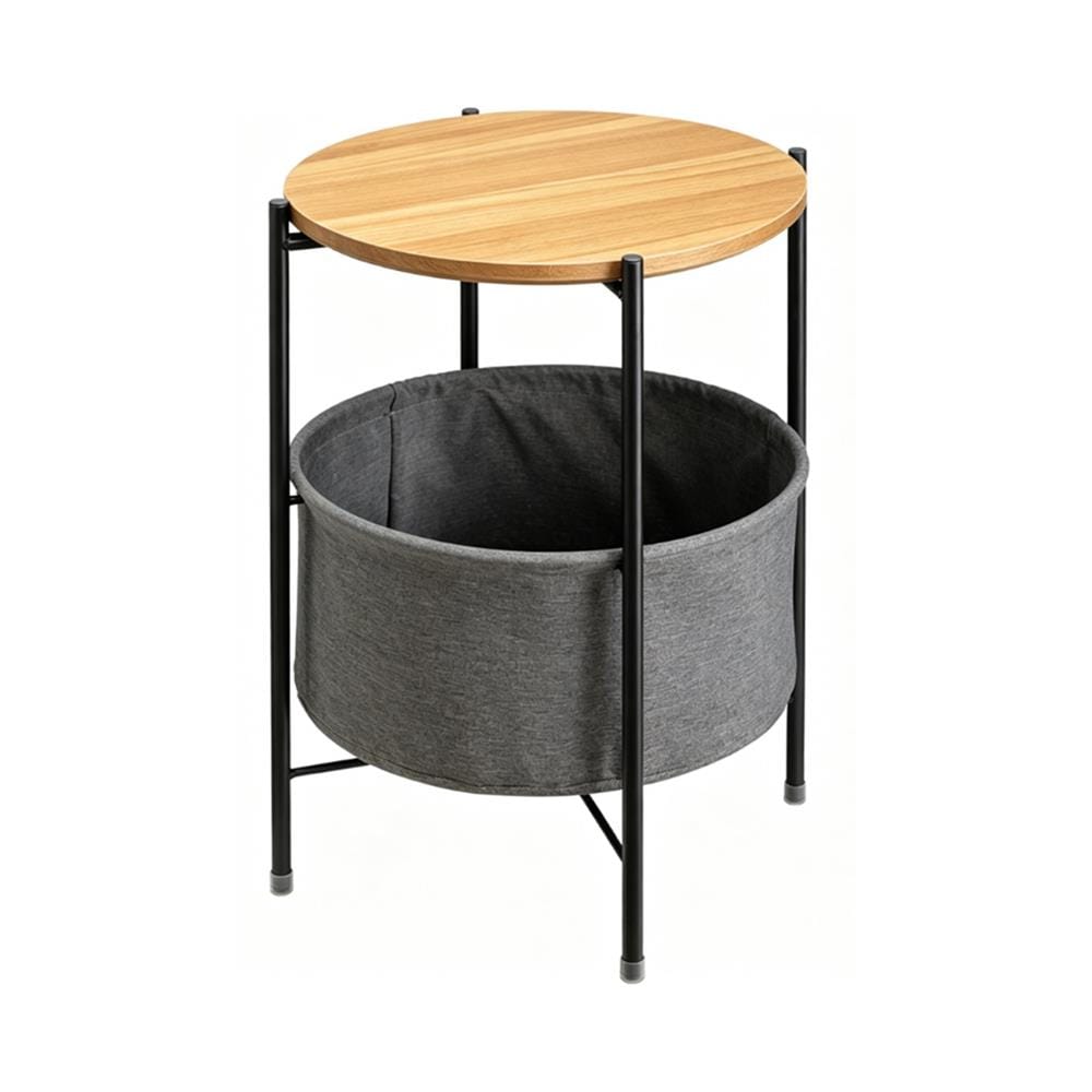 โต๊ะข้างกลม FURDINI NEST 44 ซม. สีดำ