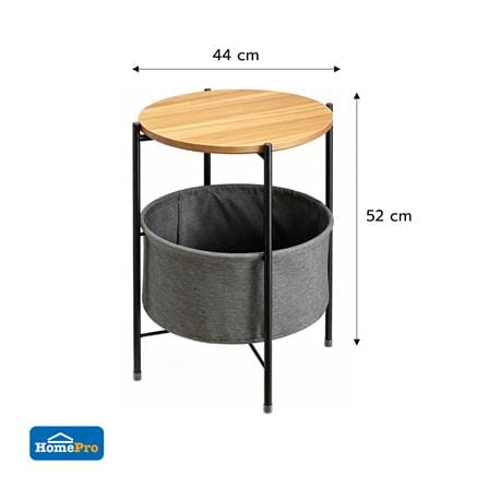 โต๊ะข้างกลม FURDINI NEST 44 ซม. สีดำ_2