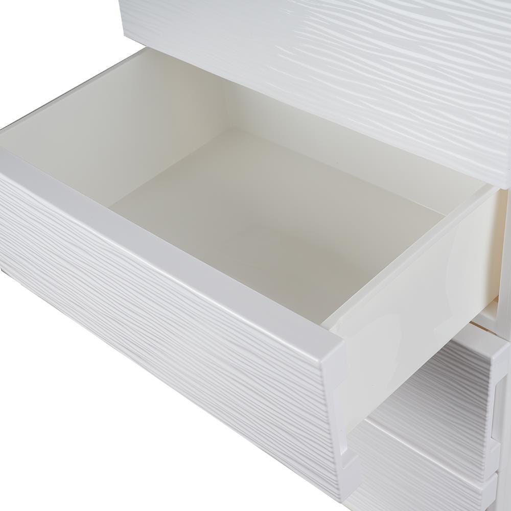 ตู้ลิ้นชัก 5 ชั้น STACKO MOKU 56.5x43x100 ซม. สีขาว