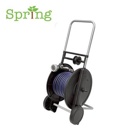 สายยางโรลใยแก้ว SPRING 1/2 นิ้ว x 20 ม. สีดำ_0