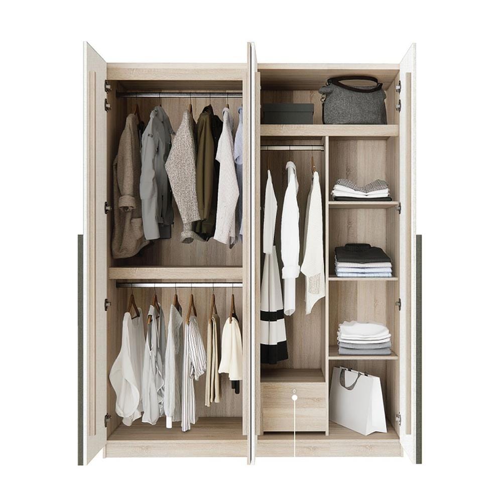 ชุดห้องนอน 6 ฟุต KONCEPT KENDRICK สี SOLID IVORY