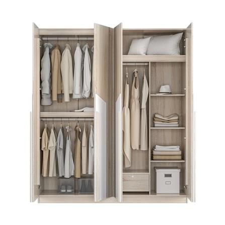 ชุดห้องนอน 6 ฟุต KONCEPT ODENSE สี SOLID OAK_4