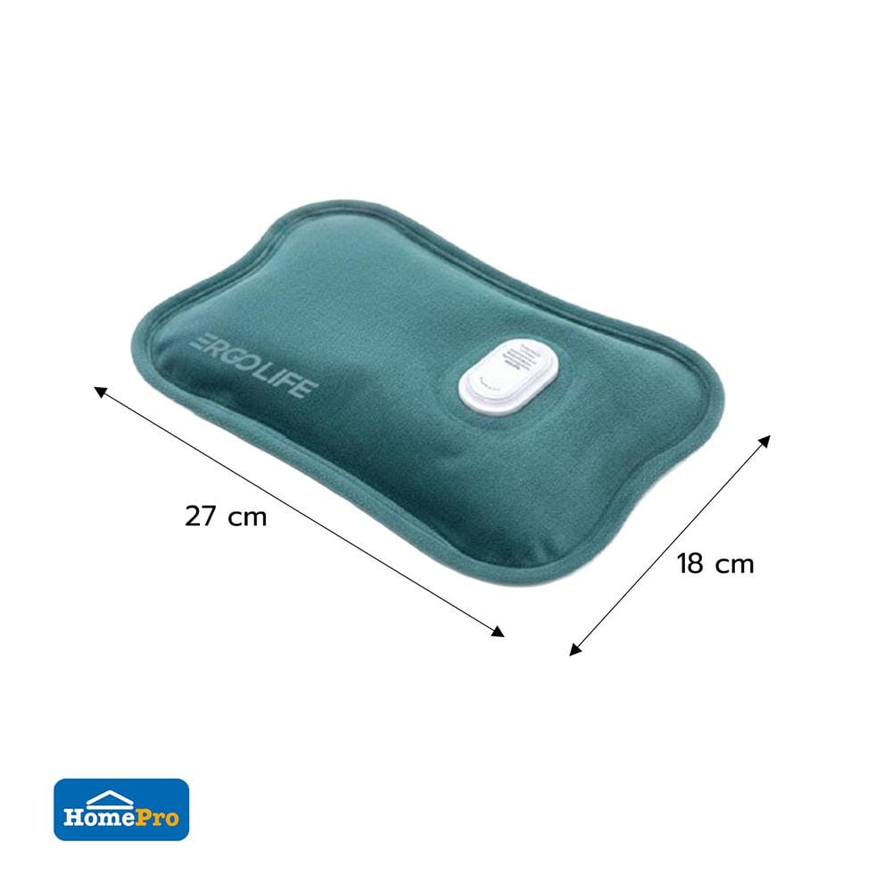 กระเป๋าน้ำร้อนไฟฟ้า SNAZZ ERGOLIFE 7x10.5 นิ้ว สีเขียว
