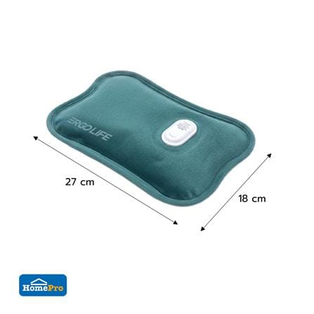 กระเป๋าน้ำร้อนไฟฟ้า SNAZZ ERGOLIFE 7x10.5 นิ้ว สีเขียว_1