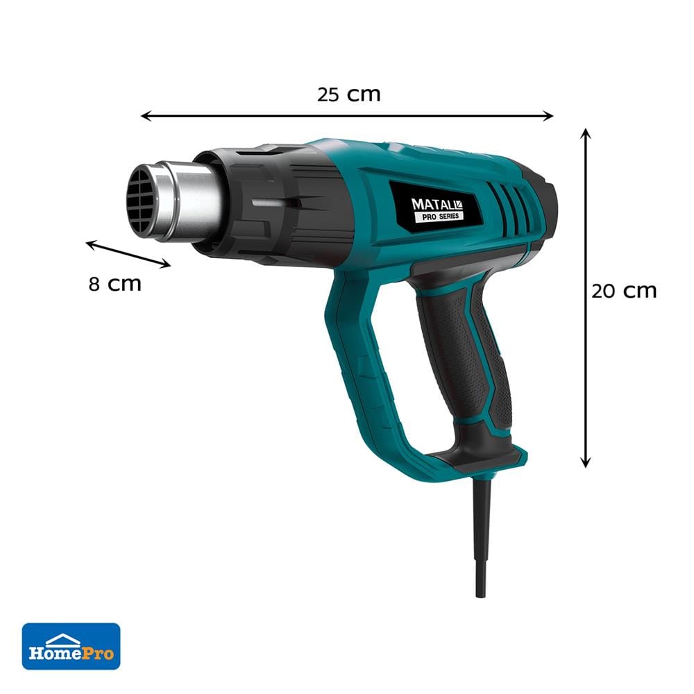 เครื่องเป่าลมร้อน MATALL PRO HG12-E202X 2000 วัตต์