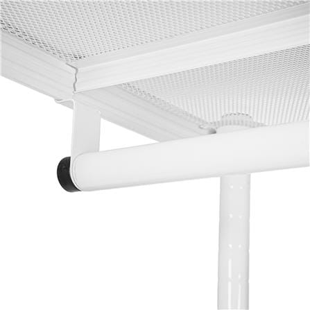 โครงตู้ราวแขวนพร้อมชั้นวาง 2 ชั้น PLIM NORDY 80x40x180 ซม._5