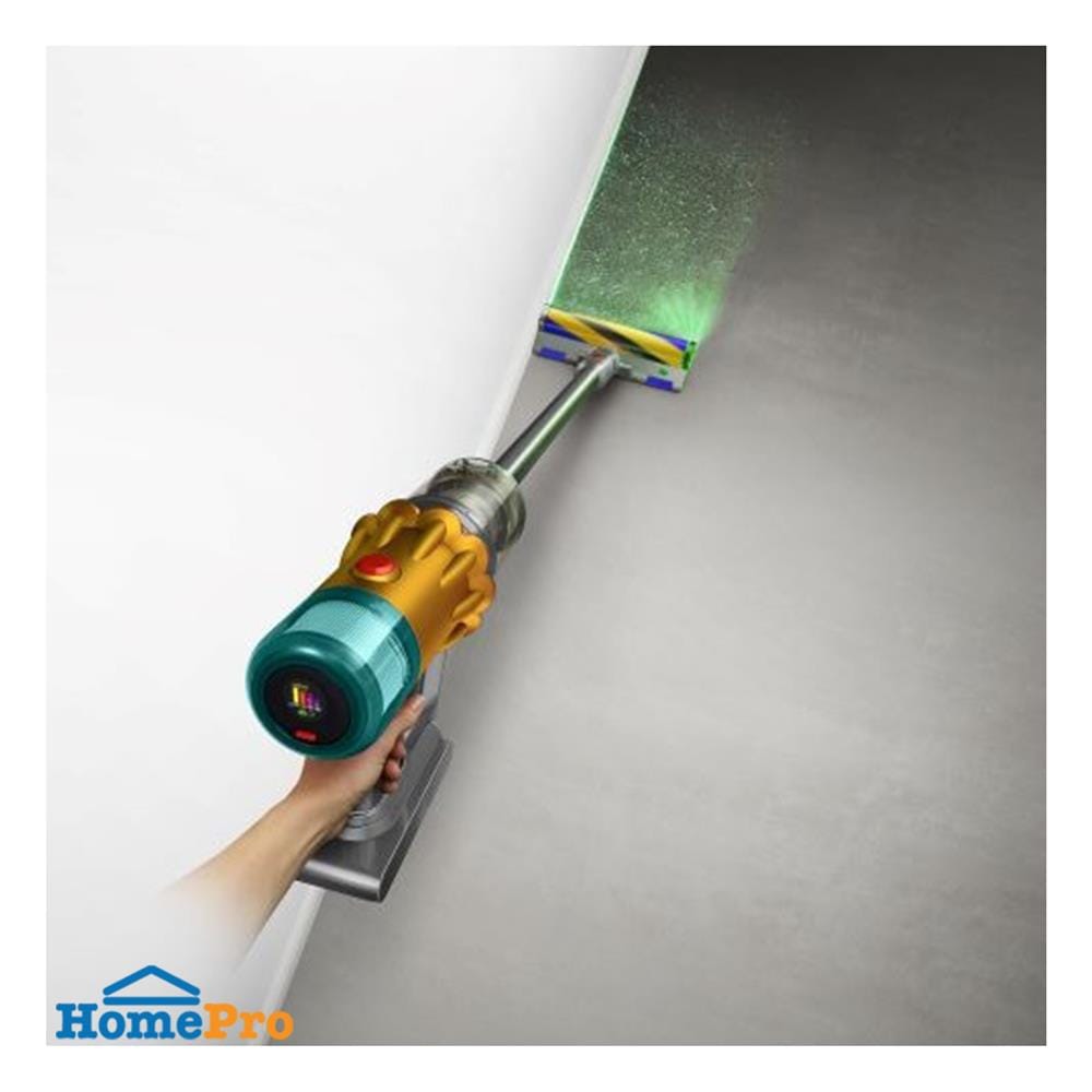 เครื่องดูดฝุ่นแบบด้าม DYSON SV46 V12 DETECT SLIM ABSOLUTE สีไอออน/เหลือง