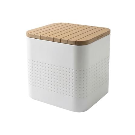 ม้านั่งสนาม BUA DESIGN BUASURFACE DOT SQUARE STOOL สีธรรมชาติ_0