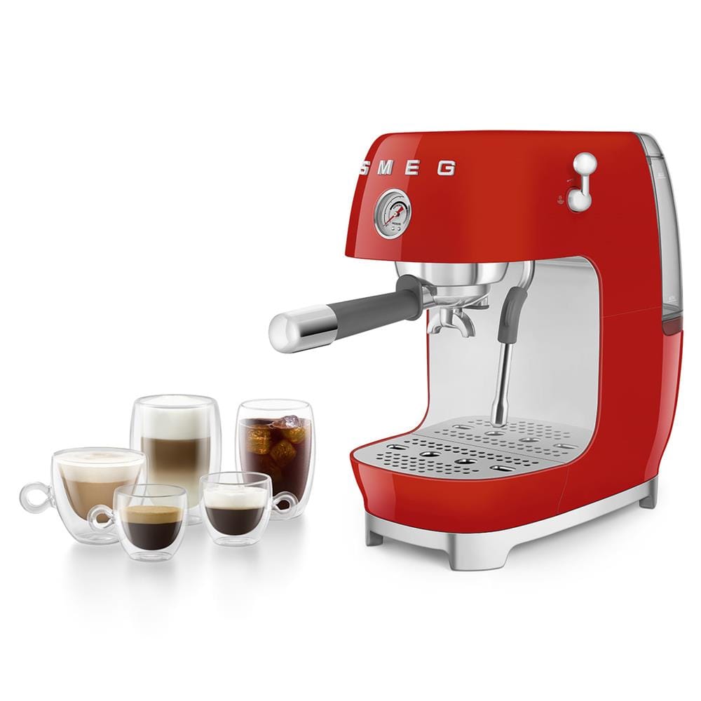 เครื่องชงกาแฟเอสเพรสโซ SMEG ECF03RDEU สีแดง