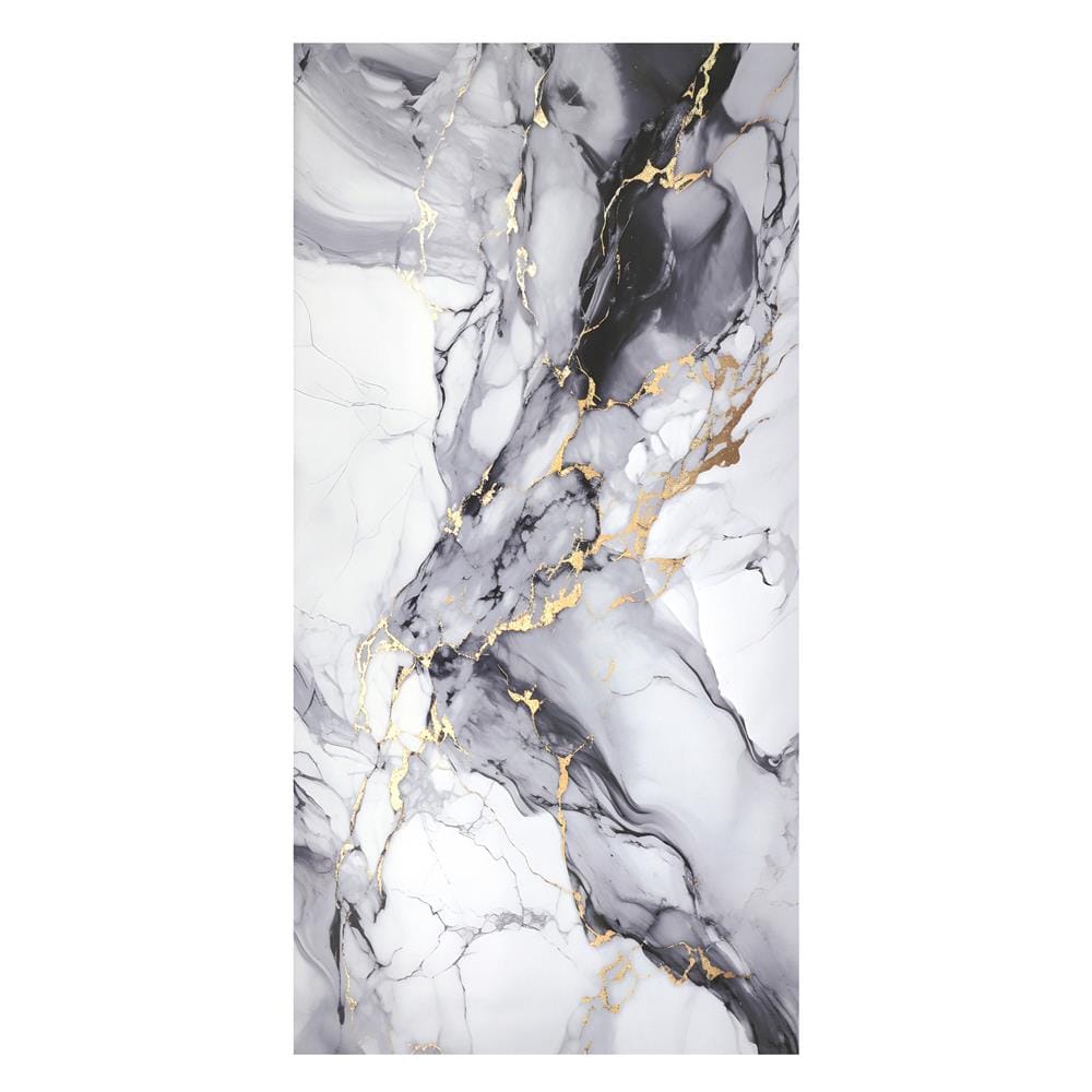 แผ่นตกแต่งผนัง PVC 122x244 ซม. TARA MARBLE GOLD