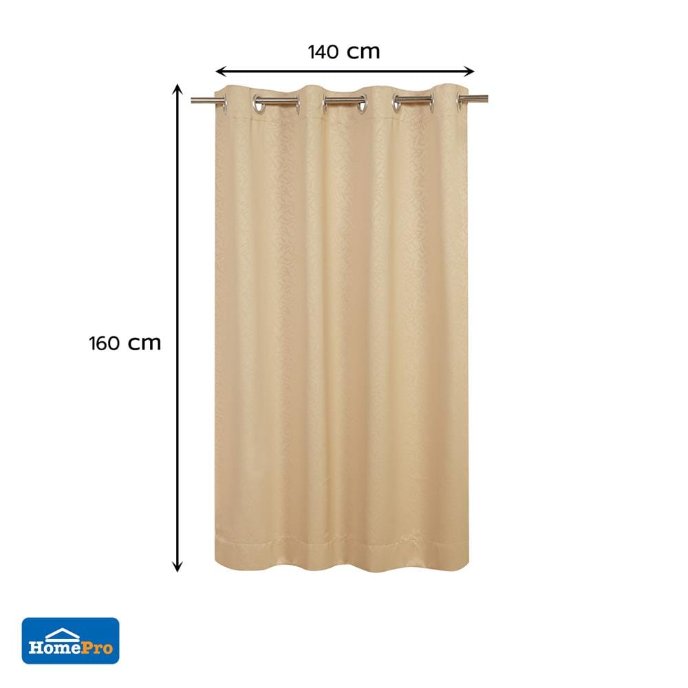 ผ้าม่าน EYELET HOME LIVING STYLE NOVA UV 140x160 ซม. สีน้ำตาล